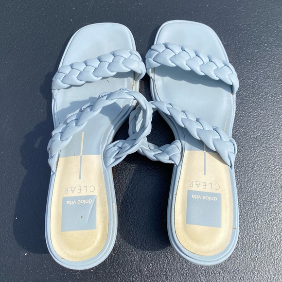 Dolce Vita Shoes - Dolce Vita Light Blue Braided Sandals